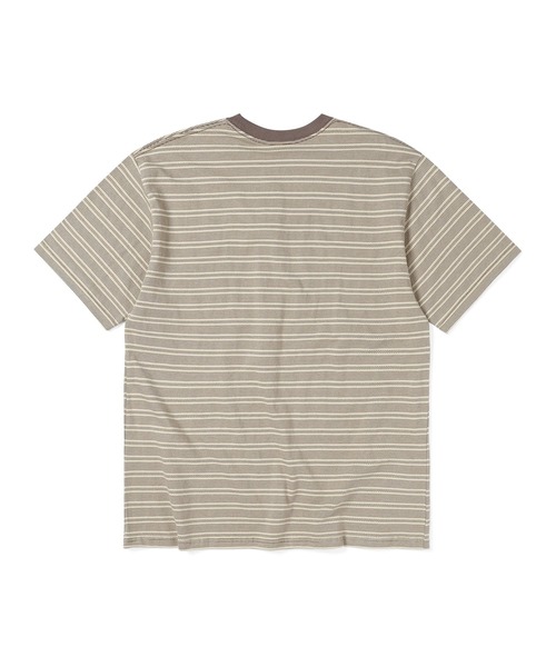 thisisneverthat（ディスイズネバーザット）の「Micro Striped Tee（Tシャツ/カットソー・メンズ・ピンク系その他/ネイビー/ブルー系その他/ブラウン・XL/S/M/L）」の5枚目の写真