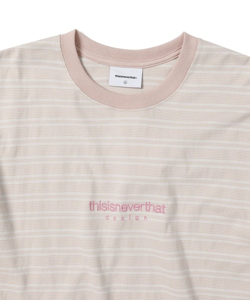thisisneverthat（ディスイズネバーザット）の「Micro Striped Tee（Tシャツ/カットソー・メンズ・ピンク系その他/ネイビー/ブルー系その他/ブラウン・XL/S/M/L）」の15枚目の写真