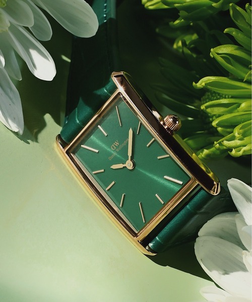 BOUND BLACK CROCODILE GOLD レディース腕時計 本革（アナログ