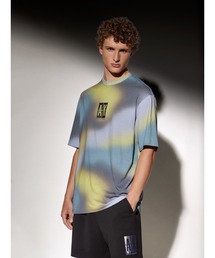 ARMANI EXCHANGE | 【A|X アルマーニ エクスチェンジ】＜オンライン限定＞アブストラクトプリント　半袖クルーネックトップス(Tシャツ/カットソー)