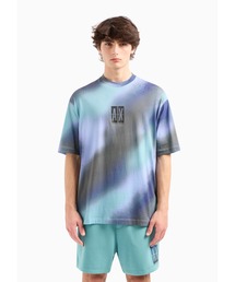 ARMANI EXCHANGE | 【A|X アルマーニ エクスチェンジ】＜オンライン限定＞アブストラクトプリント　半袖クルーネックトップス(Tシャツ/カットソー)