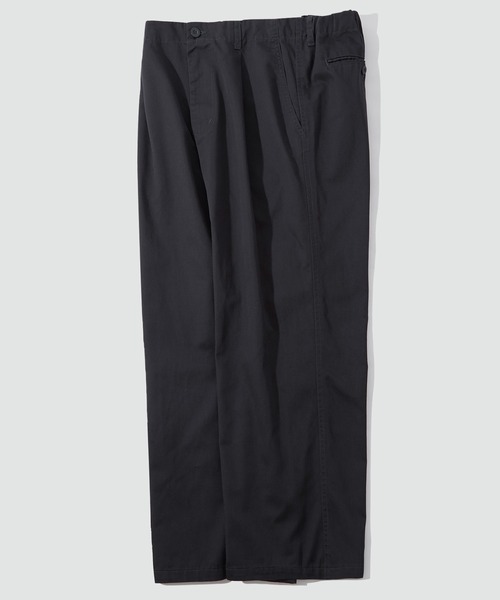 SIDEWAY STANCE(サイドウェイスタンス)の「【SIDEWAY STANCE】ワイド チノパンツ(チノパンツ・メンズ・ブラック/ベージュ/ネイビー/スミクロ/ホワイト・MEDIUM/LARGE)」の5枚目の写真