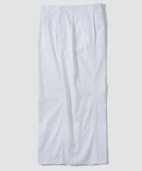 SIDEWAY STANCE(サイドウェイスタンス)の「【SIDEWAY STANCE】ワイド チノパンツ(チノパンツ・メンズ・ブラック/ベージュ/ネイビー/スミクロ/ホワイト・MEDIUM/LARGE)」の1枚目の写真