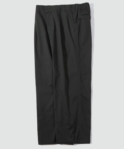SIDEWAY STANCE(サイドウェイスタンス)の「【SIDEWAY STANCE】ワイド チノパンツ(チノパンツ・メンズ・ブラック/ベージュ/ネイビー/スミクロ/ホワイト・MEDIUM/LARGE)」の3枚目の写真