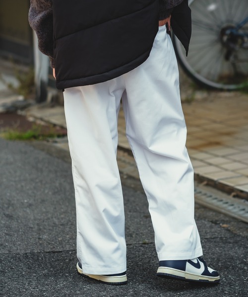 SIDEWAY STANCE(サイドウェイスタンス)の「【SIDEWAY STANCE】ワイド チノパンツ(チノパンツ・メンズ・ブラック/ベージュ/ネイビー/スミクロ/ホワイト・MEDIUM/LARGE)」の8枚目の写真