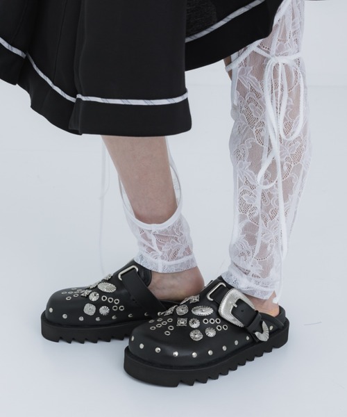 TOGA(トーガ)の「【TOGA PULLA/トーガプルラ】AJ1058/メタルサンダル(サンダル・レディース・ブラック・38/37/36)」の4枚目の写真