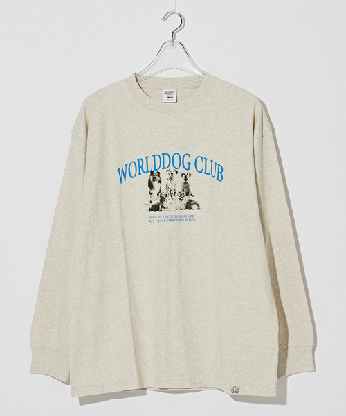 B.C STOCK（ベーセーストック）の「DOG ASSORTED ロンT（Tシャツ