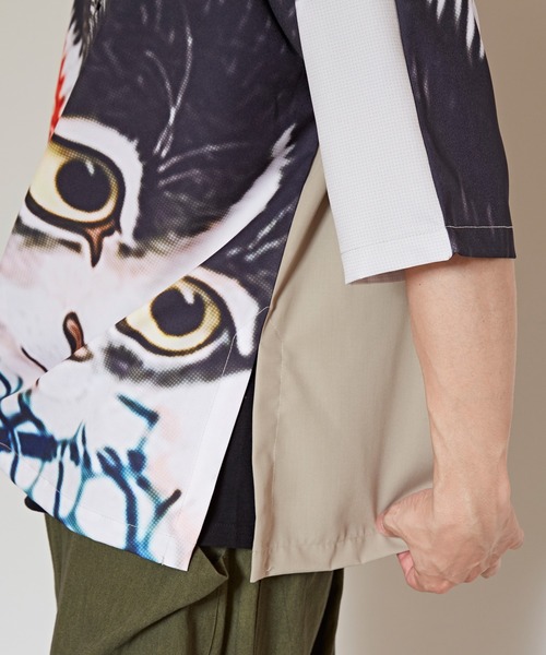 カヤ（カヤ）の「【カヤ】獣面相メンズシャツ（シャツ/ブラウス・メンズ・その他1/その他2/その他3/その他4・FREE）」の8枚目の写真