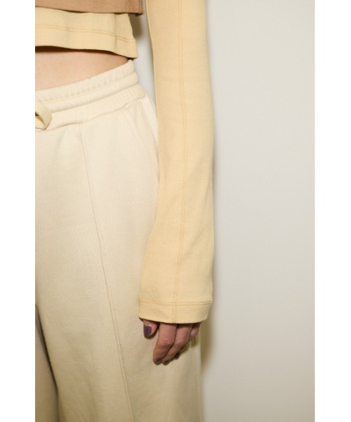 THROW by SLY(スローバイスライ)の「THROW 2P LAYERED TOPS ツーピー レイヤード トップス(Tシャツ/カットソー・レディース・ベージュ/ブラック・FREE)」の9枚目の写真