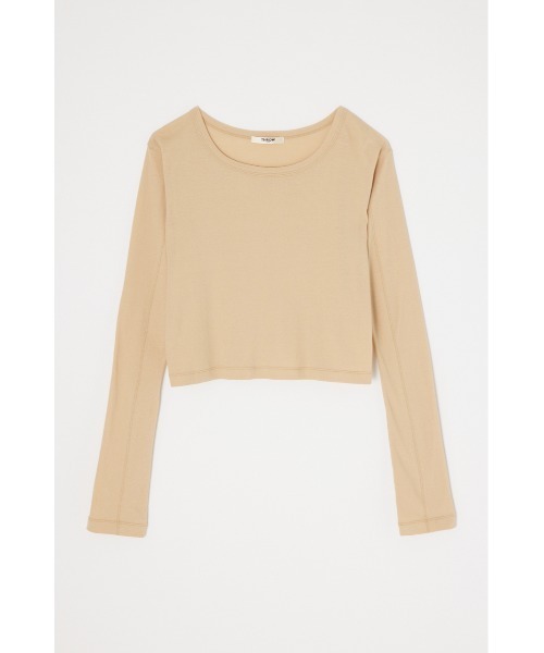THROW by SLY(スローバイスライ)の「THROW 2P LAYERED TOPS ツーピー レイヤード トップス(Tシャツ/カットソー・レディース・ベージュ/ブラック・FREE)」の18枚目の写真