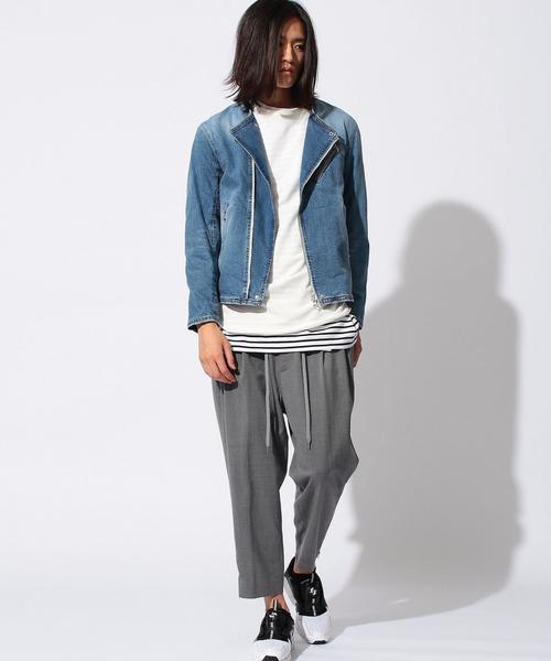 MONKEY TIME（モンキータイム）の「＜monkey time＞∴ SV S/DNM NO/CLR W/RDS/アウター（デニムジャケット・メンズ・ライトブルー/コバルトブルー・MEDIUM/X-LARGE/LARGE/SMALL）」の7枚目の写真