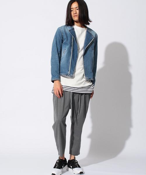 MONKEY TIME（モンキータイム）の「＜monkey time＞∴ SV S/DNM NO/CLR W/RDS/アウター（デニムジャケット・メンズ・ライトブルー/コバルトブルー・MEDIUM/X-LARGE/LARGE/SMALL）」の14枚目の写真