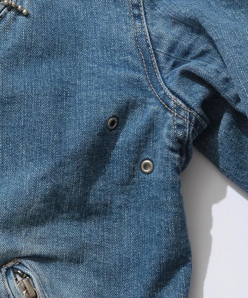 MONKEY TIME（モンキータイム）の「＜monkey time＞∴ SV S/DNM NO/CLR W/RDS/アウター（デニムジャケット・メンズ・ライトブルー/コバルトブルー・MEDIUM/X-LARGE/LARGE/SMALL）」の19枚目の写真