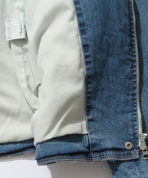 MONKEY TIME（モンキータイム）の「＜monkey time＞∴ SV S/DNM NO/CLR W/RDS/アウター（デニムジャケット・メンズ・ライトブルー/コバルトブルー・MEDIUM/X-LARGE/LARGE/SMALL）」の8枚目の写真