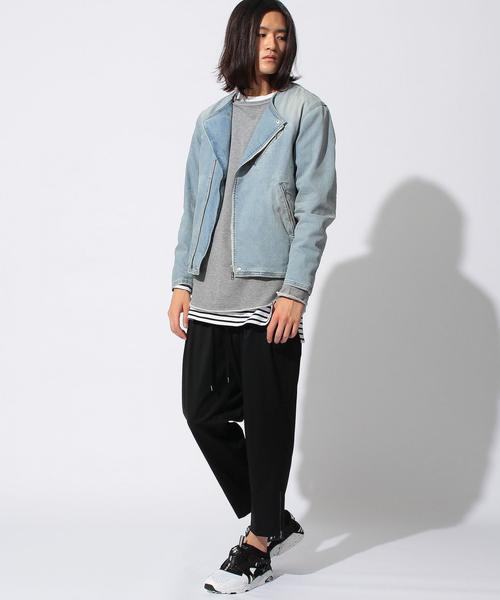 MONKEY TIME（モンキータイム）の「＜monkey time＞∴ SV S/DNM NO/CLR W/RDS/アウター（デニムジャケット・メンズ・ライトブルー/コバルトブルー・MEDIUM/X-LARGE/LARGE/SMALL）」の11枚目の写真