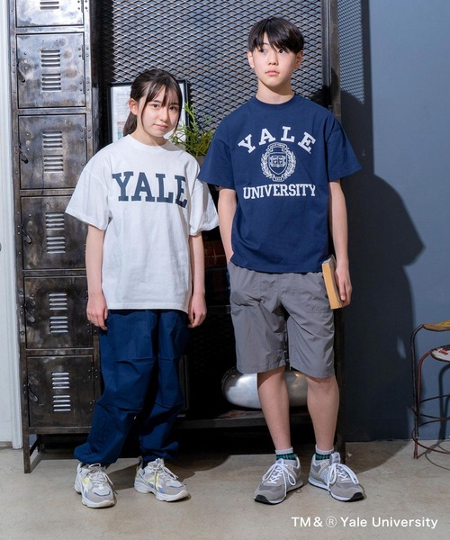 GLAZOS(グラソス)の「【大人向けサイズあり】【YALE】コットン・半袖YALEロゴTシャツ(Tシャツ/カットソー・キッズ・ネイビー/ホワイト/グレー・140cm/150cm/160cm/170cm)」の5枚目の写真