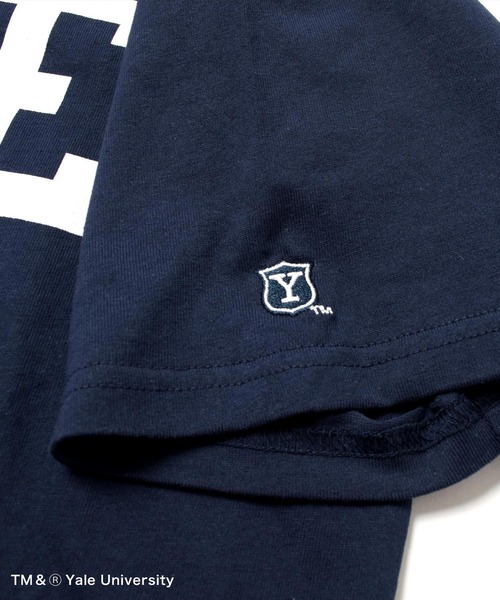 GLAZOS(グラソス)の「【大人向けサイズあり】【YALE】コットン・半袖YALEロゴTシャツ(Tシャツ/カットソー・キッズ・ネイビー/ホワイト/グレー・140cm/150cm/160cm/170cm)」の9枚目の写真