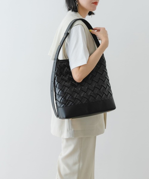 お値下げ　ロデスコ　メッシュライクワンハンドルトートバッグ　ブラック 楽天市場】【SALE／50%OFF】メッシュライクワンハンドルトート