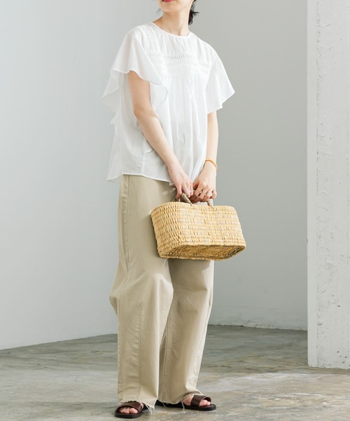 URBAN RESEARCH（アーバンリサーチ）の「ストローカゴバッグ S（ハンドバッグ・レディース・ナチュラル・-）」の5枚目の写真