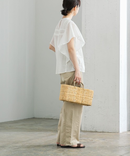 URBAN RESEARCH（アーバンリサーチ）の「ストローカゴバッグ S（ハンドバッグ・レディース・ナチュラル・-）」の8枚目の写真