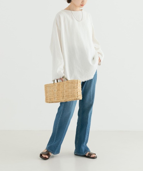 URBAN RESEARCH（アーバンリサーチ）の「ストローカゴバッグ S（ハンドバッグ・レディース・ナチュラル・-）」の12枚目の写真