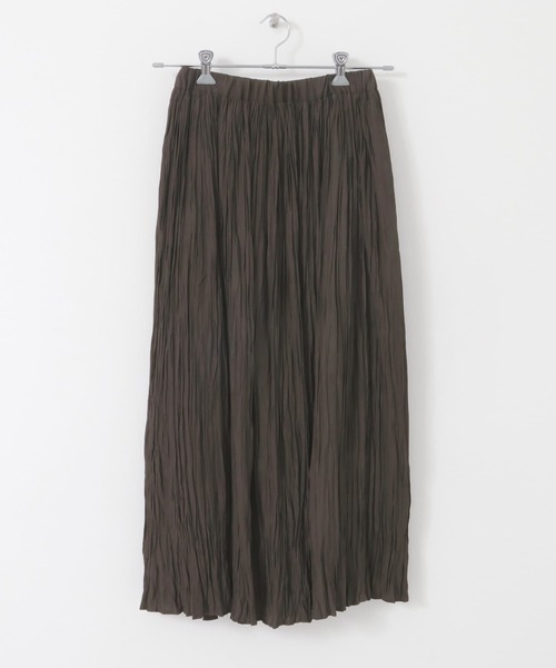 ITEMS URBANRESEARCH(アイテムズ アーバンリサーチ)の「プリーツロングスカート(スカート・レディース・オレンジ系その他/チャコールグレー/ベージュ・FREE)」の20枚目の写真