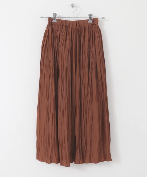 ITEMS URBANRESEARCH(アイテムズ アーバンリサーチ)の「プリーツロングスカート(スカート・レディース・オレンジ系その他/チャコールグレー/ベージュ・FREE)」の18枚目の写真