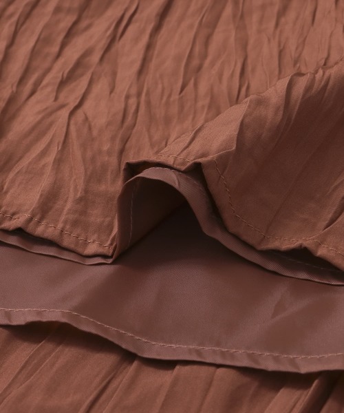 ITEMS URBANRESEARCH(アイテムズ アーバンリサーチ)の「プリーツロングスカート(スカート・レディース・オレンジ系その他/チャコールグレー/ベージュ・FREE)」の15枚目の写真