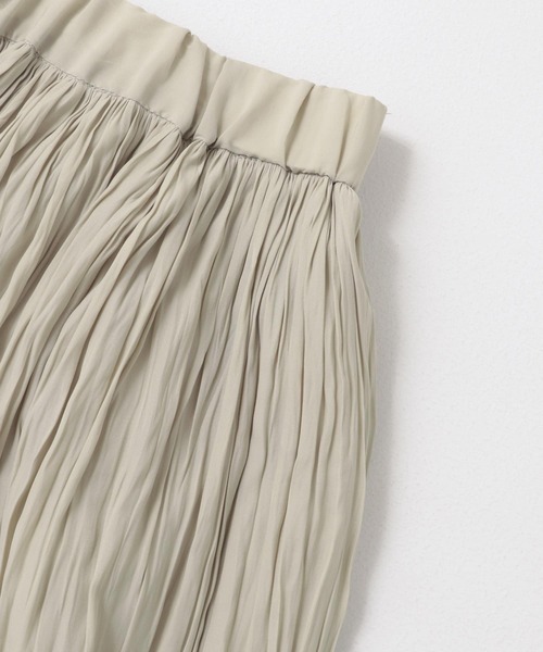 ITEMS URBANRESEARCH(アイテムズ アーバンリサーチ)の「プリーツロングスカート(スカート・レディース・オレンジ系その他/チャコールグレー/ベージュ・FREE)」の13枚目の写真