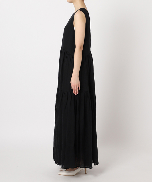 plage（プラージュ）の「Linen Tiered ドレス（ワンピース