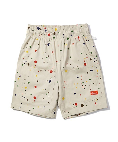 Chef Short Pants Front Pocket - Sauce Splash : Beige