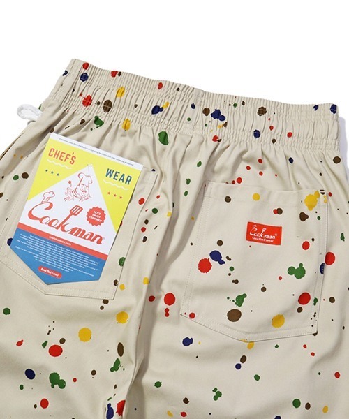 COOKMAN(クックマン)の「cookman クックマン シェフ ショートパンツ ハーフパンツ イージーパンツ フロントポケット Front pocket Sauce Splash Beige(その他パンツ・メンズ・ベージュ・MEDIUM/LARGE)」の11枚目の写真