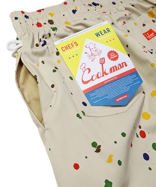 COOKMAN(クックマン)の「cookman クックマン シェフ ショートパンツ ハーフパンツ イージーパンツ フロントポケット Front pocket Sauce Splash Beige(その他パンツ・メンズ・ベージュ・MEDIUM/LARGE)」の15枚目の写真