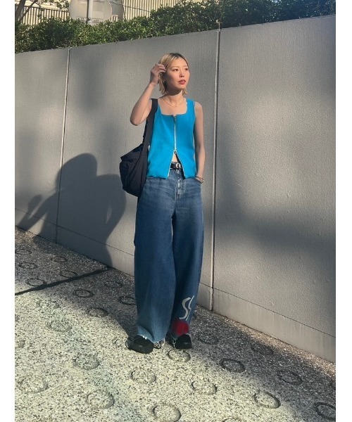 BLACK BY MOUSSY（ブラックバイマウジー）の「loop design belt(ループデザインベルト)（ベルト・レディース・ブラック・FREE）」の16枚目の写真