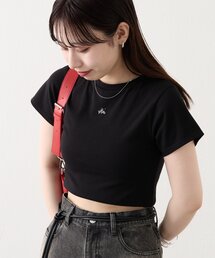 mline | 【4色展開】[mline]ビーズロゴTシャツ(Tシャツ/カットソー)