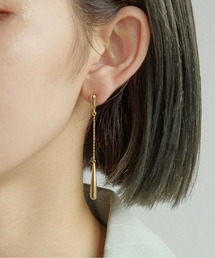 スレンダー ライン ロング イヤリング