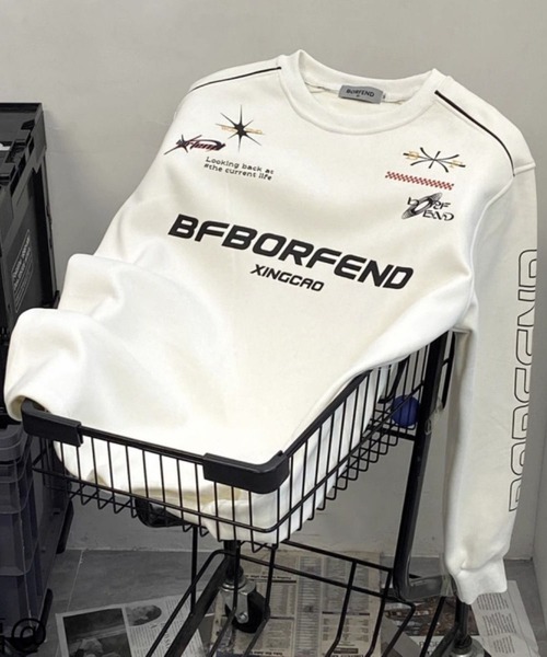 almo(アルモ)の「ゲームシャツ(BL)(Tシャツ/カットソー・レディース・ホワイト/ブラック・LARGE/MEDIUM)」の4枚目の写真