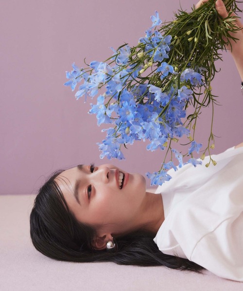 fifth(フィフス)の「ペプラムパールドッキングトップス(Tシャツ/カットソー・レディース・ホワイト/ブラック・M)」の10枚目の写真