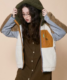 KRIFF MAYER Lady's Collection | シャギーボアフードJK(その他アウター)