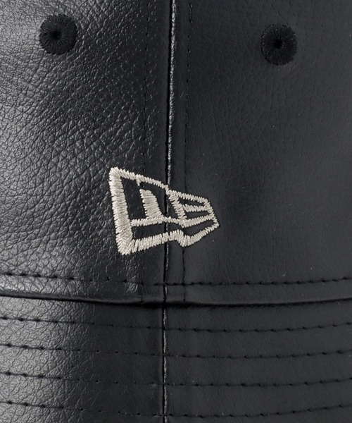 ニューエラ バケットハット つば下がり シンセティックレザー（ハット