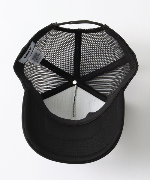 OBEY ブラック メッシュキャップ OBEY オベイ OKAY FOAM TRUCKER CAP (BLACK) メンズ ヘッドギア
