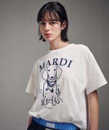 TSHIRT SWING THE TAIL DDANJI PEARL NECKLACE / Tシャツ スウィング ザテイル ダンジ ネックレス