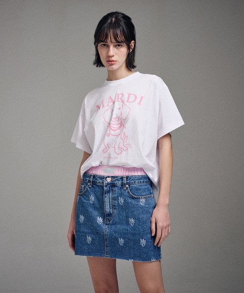 TSHIRT SWING THE TAIL DDANJI PEARL NECKLACE（Tシャツ