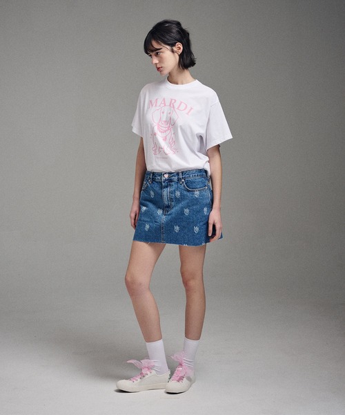 tシャツ 「ZOZO限定アイテム」TSHIRT SWING THE TAIL DDANJI PEARL NECKLACE レディース メンズ Mardi Mercredi tシャツ TSHIRT SWING THE TAIL DDANJI PEARL