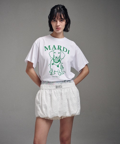 tシャツ TSHIRT SWING THE TAIL DDANJI PEARL NECKLACE レディース メンズ TSHIRT SWING THE TAIL DDANJI PEARL NECKLACE（Tシャツ