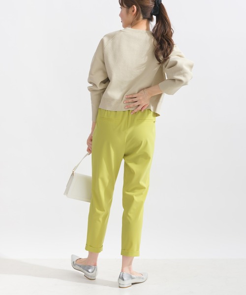 PICCIN（ピッチン）の「配色ドットボタンカーディガン（カーディガン/ボレロ・レディース・エメラルド/ブラック/アイボリー・M）」の10枚目の写真