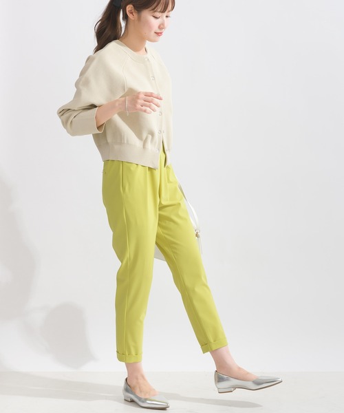 PICCIN（ピッチン）の「配色ドットボタンカーディガン（カーディガン/ボレロ・レディース・エメラルド/ブラック/アイボリー・M）」の9枚目の写真