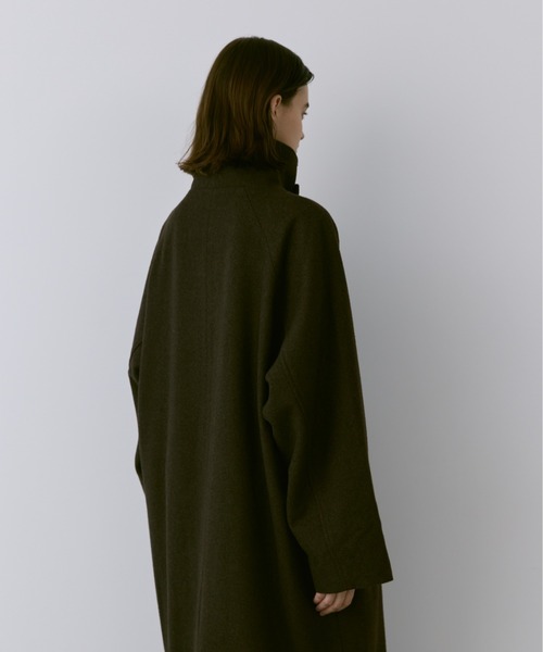 【セール】Loose 2way soutien collar coat / ルーズ2wayステンカラーコート（ステンカラーコート）｜flaner（フラネ）