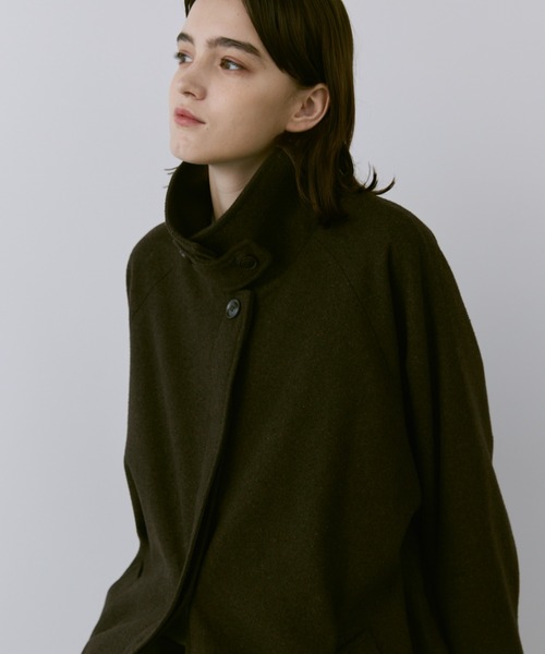 ステンカラーコート ファッション flaner ステンカラーコート