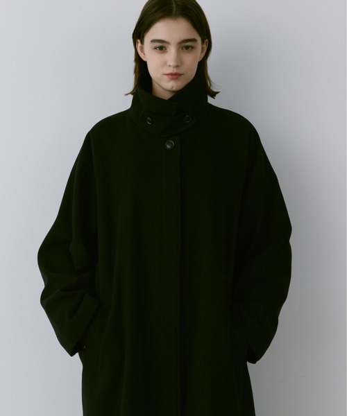 【セール】Loose 2way soutien collar coat / ルーズ2wayステンカラーコート（ステンカラーコート）｜flaner（フラネ）
